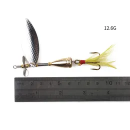 5 Style Shallow Diving Propeller Spinner Fishing Lure Set