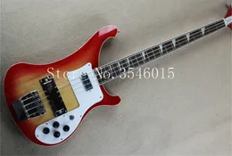 Chińskie fabryki instrumentów muzycznych Niestandardowy nowy Cherry Burst Color 4003 4 Struny Rick Electric Bass Najlepsza wysoka jakość