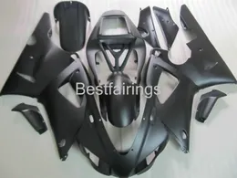 YAMAHA R1 1998에 대한 무료 맞춤형 페어링 키트 모든 검정색 페어링 YZF R1 98 99 VV40