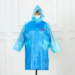 Custom Adult Men Women Long Raincoat Long Piece Waterproof Windbreaker