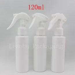 40x 120ml vit makeup inställning Trigger spray, plastsprayflaska behållare tom, DIY påfyllbar vattensprayflaska