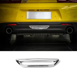 Car Tail Rear bumper Fog Lamp Light Decoration Cover Stickers ABS Exterior Accessories For Chevrolet Camaro 2017 Up Car Styling