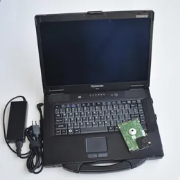 Auto Tool MB Star C4 C5 Software Xentry Das Epc Vediamo HDD med bärbar dator Toughbook CF52 Robust Computer Star Diagnostic