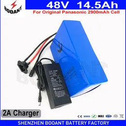 BOOANT 48v 15Ah 1200w For Panasonic Cell Lithium Battery 48v for Bafang Motor with 2A Charger eBike Battery Free Shipping