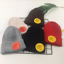 2017 new cartoon long nose cute knitted beanies hats for girls boys kids thick winter warm funny skullies caps