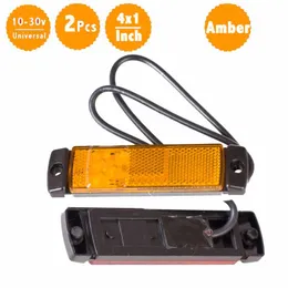 Amber LED Side Marker Light Clearance Lamp 10-32V E-märkt bil lastbil trailer grossist