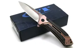 ZT Zero Tolerance 0801CF ZT0801CF ZT0801 D2 лезвие TC4 Titanium + углеродного волокна Складной нож подарка ножа 1шт