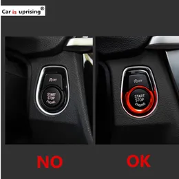 Silnik samochodowy Pierścień Start Start Bez kluczyka Dekoracja przycisków przycisków przycisków CAR dla BMW 4 3 2 1 Seria F30 x1 F48317L