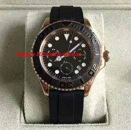 Luxury Watches Top Quality Automatic Chronograph 9100 Movement 40mm Rose Gold Men Full Steel Dive Sport Wristwatches