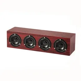 Tragbarer Surround-Stereo-Heimkino-Lautsprecher aus Holz für TV-Stereo-USB-Kabel-Soundbar-Musik-Subwoofer für TV-Computer