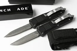 7 inch C07 Damaszek Drop D / E Blade Dual Action Polowanie Kaczek Knife Survival Nóż Xmas Prezent dla mężczyzn