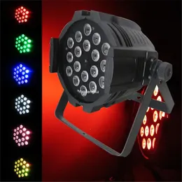 8個屋内LED PARライトDMX PAR LED 18X18 RGBWA UV PAR LED PAR64ライト