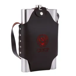 big capacity hip flask Stainless Steel 64oz wine Pot with portable bag Whiskey Bole drink outdoor with friend