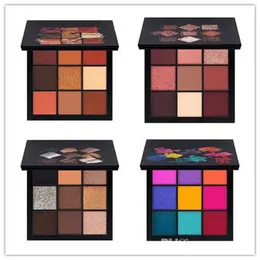 Hot Beauty Cosmetics Palette Makeup Palettes 9 Color Eyeshadow Palette Eyeshadow Pearl Matte 6 slags stil