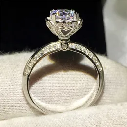 Amantes Coração Forma 100% Soild 925 anel de prata esterlina 0.8ct Sona dIAMOND Cz anéis de noivado de casamento banda para mulheres