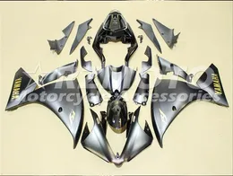 3 Gratis gåvor Kompletta Fairings för Yamaha YZF 1000-YZF-R1-12-13-14 YZF-R1-2012-2013-2014 Motorcykel Full Fairing Kit Matte Black S4