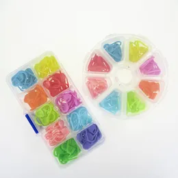 Mini Stickning Crochet Plastmarkering Spänne DIY Handgjorda Stickning Tillbehör Låsande Stitch Markörer Syverktyg Wen6880