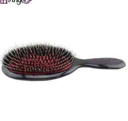 Hurtownia Professional Boar Brush Brush Comb Owalne Poduszki Nylon Natural Hair Extension Szczotka do fryzjer Fryzjerskich