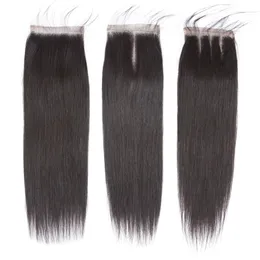 BeauDIVA malayaisn Straight Hair 4x4 Lace Closure Free Part 100% Human Hair 8-20 inch Natural Color Virgin Hair Free Shipping