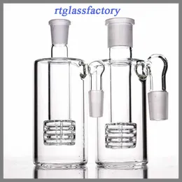 Ash Catchers Dalsze akcesoria 90 Stopni Prysznic Perkolator 14mm 18mm Catcher Glass Grube Clear Ashcatcher do rur wodnych Bong