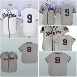 Männer 1939 York Knights Road Baseball Trikot genähte Frauen/Jugend hohe Qualität alle kostenlosen Versandtrikots