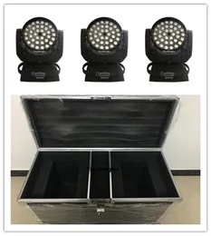 4 Stück mit Flightcase Leier DMX LED Wash 36x15W 5in1 LED Zoom Moving Head Wash RGBWA Zoom Moving Head LED Bühne Disco Licht