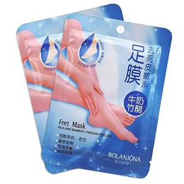 Super Exfoliating Foot Mask Strumpor för Pedicure Exfoliator Socks Feet Care for Dead Remover Skin Peeling Exfoliating Regimen 2pcs = Par