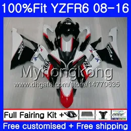 Wtrysk White Gorąca Sprzedaż dla Yamaha YZF600 YZFR6 08 09 10 11 12 YZF-600 234HM.16 YZF 600 R6 YZF-R6 YZF R6 2009 2000 2011 2012 WŁAŚCICZENIA