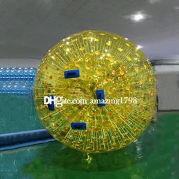 Kostenloser Versand, eine Pumpe, Durchmesser 3 m, kommerzieller Land-Zorb-Ball, Zorb-Ball für Land und Wasser, menschlicher Hamster, Zorb-Ball