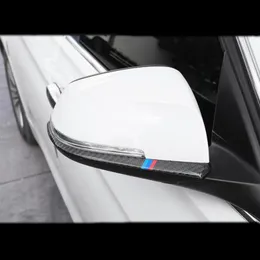 Fibra di carbonio Car Styling Specchietti retrovisori Copertura Trim Strisce Adesivo per BMW 1 2 3 4 Serie X1 F20 F21 F30 F31 F34 F36 E84 Accessori