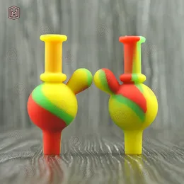 Silikon UFO Carb Kap 22mm Silikon Dome 4 Stilleri Seçmek için Kuvars Termal P Banger Çivi Dabber Cam Bongs Dab Yağ Rigs