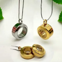 wholesale custom personality engraving Living Floating Charm Memory Locket Necklace Surgical Stainless Steel Secure Magnetic Closure pendant