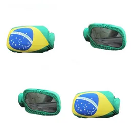 DHL National flag Car Side View Mirror Cover Rear View Wing Side Mirror sleeve WORLD CUP