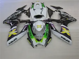 Injection fairing kit for SUZUKI K6 GSX-R 600/750 06 07 white black LUCKY STRIKE fairings set gsxr600 gsxr750 2006 2007 CF89