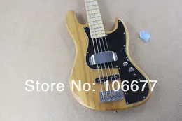 High Quality F Jazz Bass 5 Strings Baixo Marcus Miller Signature Bass Guitar Active Pickup Nature Wood Free Shipping