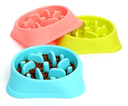 Pets Dog Feeder Slow Feed Drink Water Dogs Bowl Healthy Eating Diet Bloat Stop Happy Foraging Bowl For Pet Dog