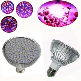 Полный спектр светодиодных света E27 30W 50W 80W Светодиодная лампа для цветочного растения Гидропоническая система Aquarium LED освещение