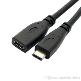 60cm USB-C USB 3.1 Type-C Male to Female Extension Data Cable for Macbook Tablet Mobile Phone