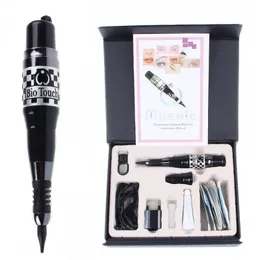 1 Permanent Makeup MOSAIC MACHINE KIT Tattoo Gun Needles Caps Complete Cosmetic Tattoo Kits For Tattooing Eyebrow Lip Eyeliner