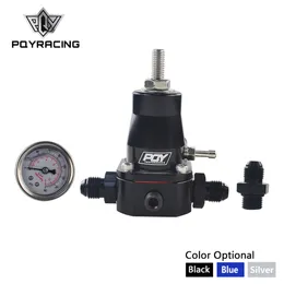 PQY UNIVERSAL FUEL PRESSURE REGULATOR & GAUGE & AN6 FITTING 14 to 36 PSI PQY7845