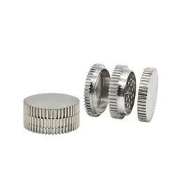 Mini Zinc Alloy 50mm Metal 4 Layer Smog Mill