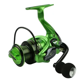 Balıkçılık makaraları 13 + 1BB 5.5: 1 tam metal balık besleyici baitcasting reel iplik makaraları