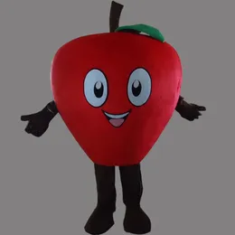 2018 High quality hot Carnival Costume Little Green Apple Mascot Costume Adult Size Free Shipping