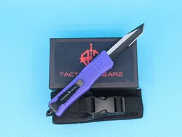 High Quality Purple 7 Inch 616 Mini Automatic Tactical Knife Zinc-aluminum Alloy Handle 440C Blade 9 Style Available EDC Pocket Knives
