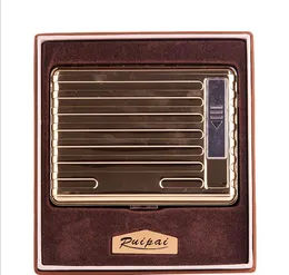 Ricarica portasigarette in metallo regalo creativo scatola di sigarette portatile