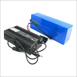 För Panasonic 18650 celler E Bike Batteri 60V 20.3Ah byggt i 30A BMS med 5A laddare litiumjon Batteripack 60V Gratis frakt