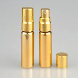 5ml Silver Gold UV Szkło Butelka Spray Perfumy Atomizer Aroma Butelka Opakowanie Olejowe Wysokiej Jakości