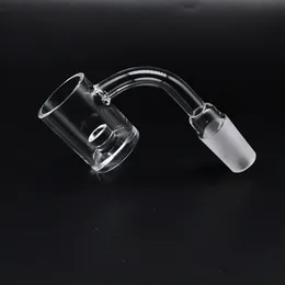 코어 리액터 석영 Banger 5mm 하단 10mm 14mm 18mm 남성 여성 45 90 Quartz Banger 손톱 유리 물 봉 Dab Rigs