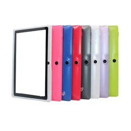 Q88 7 inch tablet PC A33 Quad Core Allwinner Android 4.4 KitKat Capacitive 512MB RAM 4GB ROM WIFI Dual Camera Flashlight