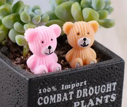 50 sztuk mieszanej żywicy Urocze miłośnicy Niedźwiedź Miniatury Krajobraz Akcesoria Do Domu Ogród Tort Dekoracja Scrapbooking Craft DIY